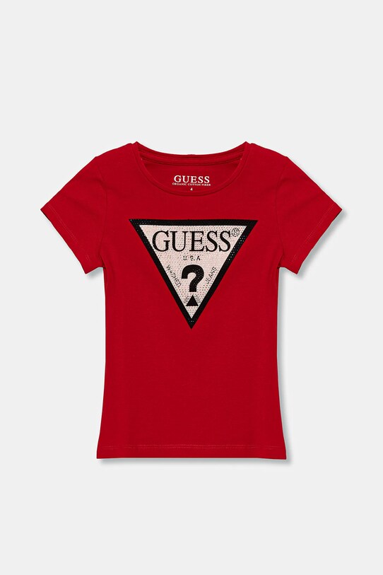 Дитяча футболка Guess з еластаном червоний J2YI51.K6YW1.PPYX