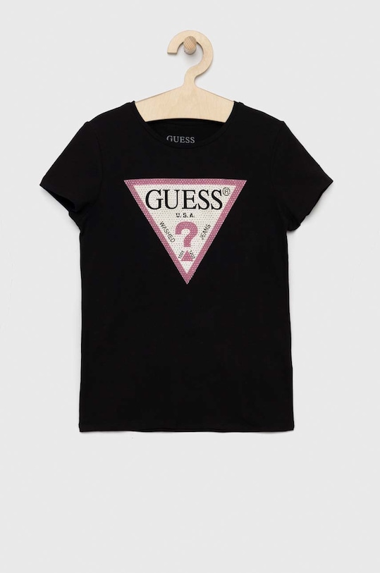Детская футболка Guess с эластаном чёрный J2YI51.K6YW1.PPYX