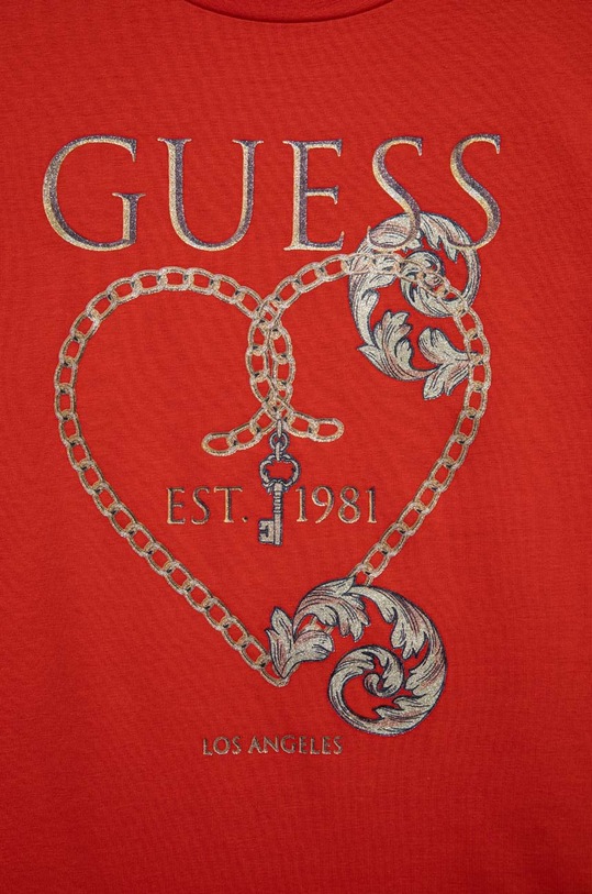 DÍVKA Dětské tričko Guess J3RI18.K6YW3.PPYX červená