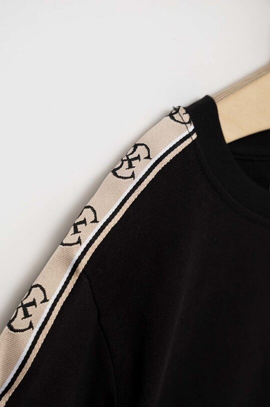 Девочка Детская хлопковая футболка Guess J3RI47.I3Z14.PPYX чёрный