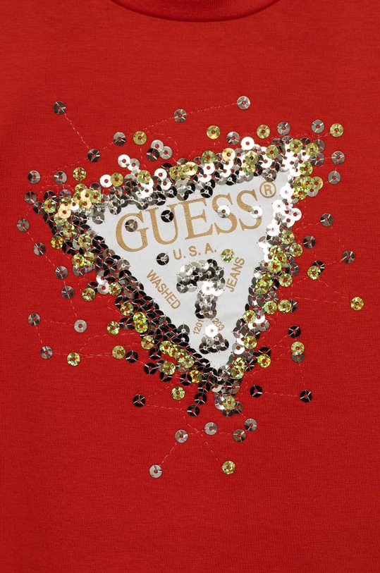 Κοριτσίστικα Παιδικό μπλουζάκι Guess K3RI04.K6YW1.PPYX κόκκινο