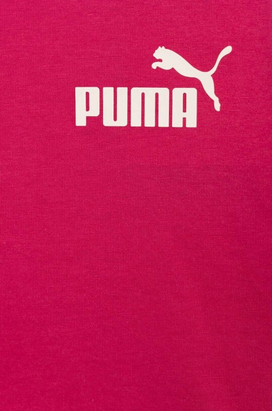 Dziewczynka Puma t-shirt bawełniany dziecięcy PUMA POWER Tape Tee G 67354464.PPYX różowy
