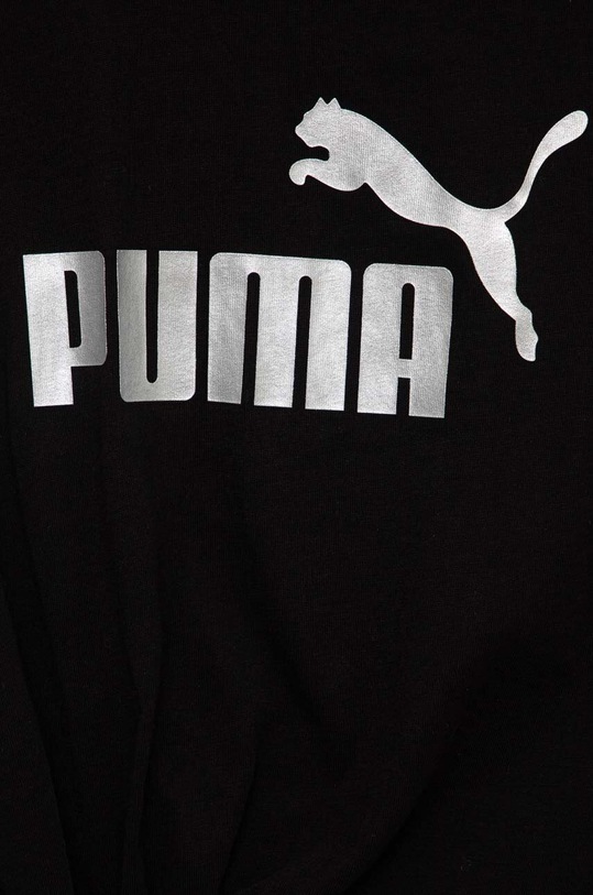 Puma t-shirt dziecięcy ESS+ Logo Knotted Tee G czarny 84695601.PPYX