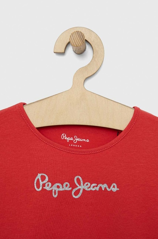 Dziewczynka Pepe Jeans t-shirt dziecięcy PG502924 czerwony