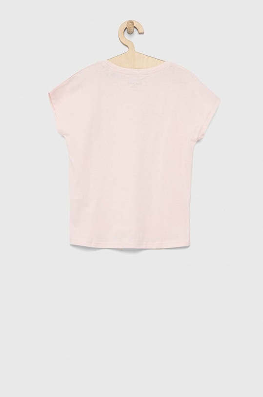 Pepe Jeans t-shirt bawełniany dziecięcy Nuria PG502460.PPYX różowy SS23