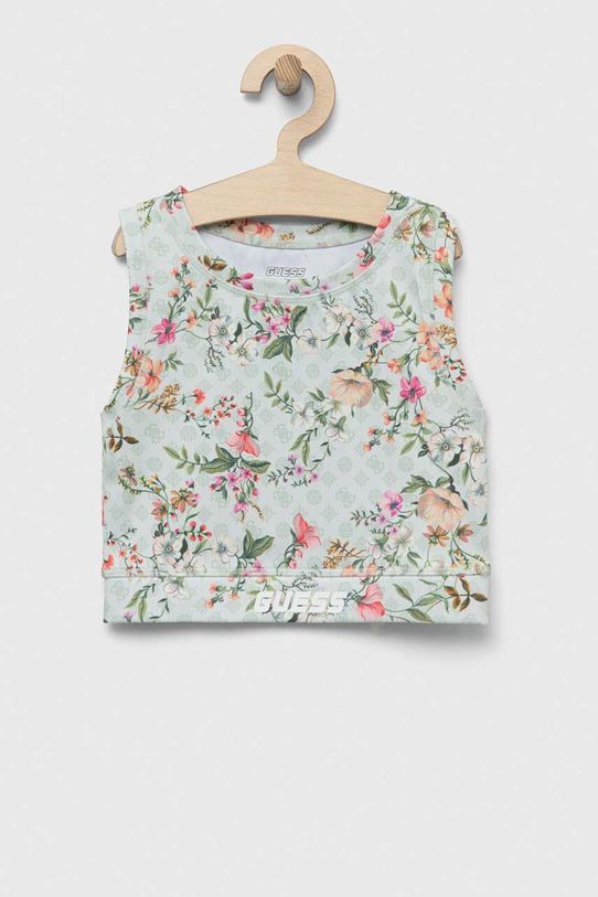 Guess top dziecięcy J3GI31.MC03W.PPYX zielony SS23