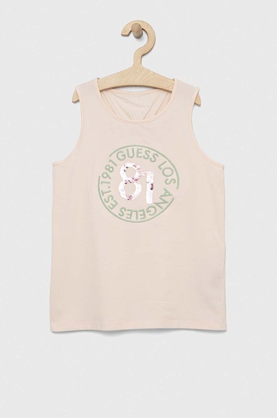 Detský top Guess s elastanom ružová J3GI18.K6YW1.PPYX