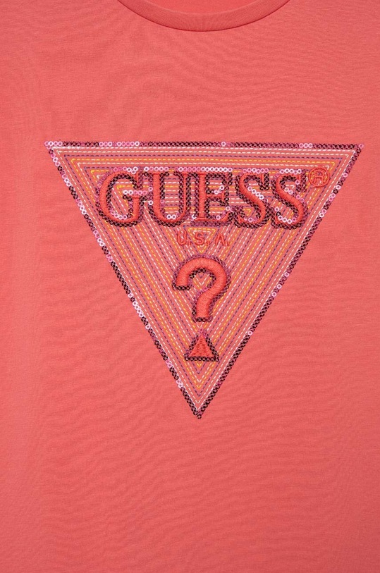 Κοριτσίστικα Παιδικό μπλουζάκι Guess J3GI33.K6YW1.PPYX ροζ