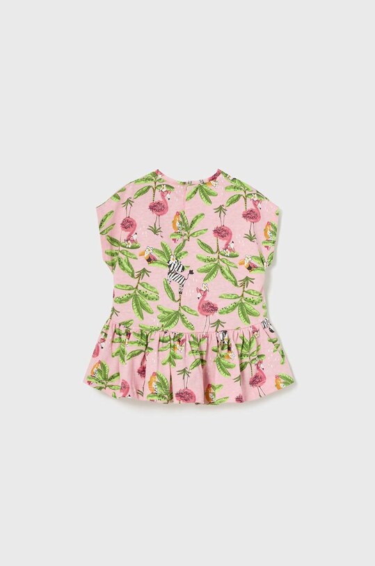 Djevojčice Pamučna majica kratkih rukava za bebe Mayoral 2-pack 1011.4H.BABY roza
