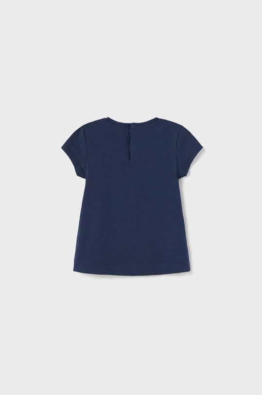 Mayoral t-shirt bawełniany dziecięcy 1013.4N.BABY granatowy SS23