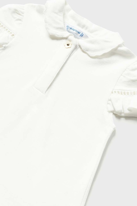Dziewczynka Mayoral t-shirt niemowlęcy 1191.4G.BABY biały