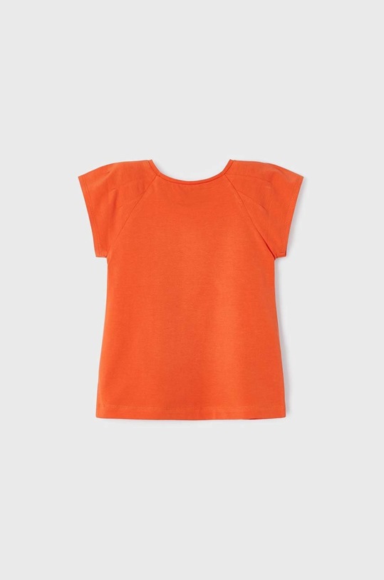 Dziewczynka Mayoral t-shirt dziecięcy 3071.6P.MINI pomarańczowy