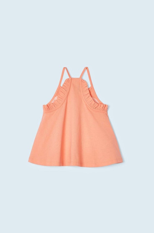 Fete Mayoral top din bumbac pentru copii 3077.6M.MINI portocaliu
