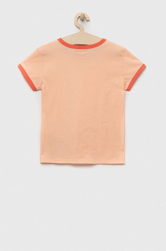 Otroška bombažna kratka majica United Colors of Benetton 3096C10EF.G.SEASONAL oranžna SS23