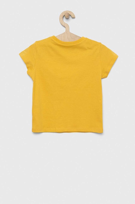 United Colors of Benetton t-shirt bawełniany dziecięcy 3096G107O.P.SEASONAL żółty SS23