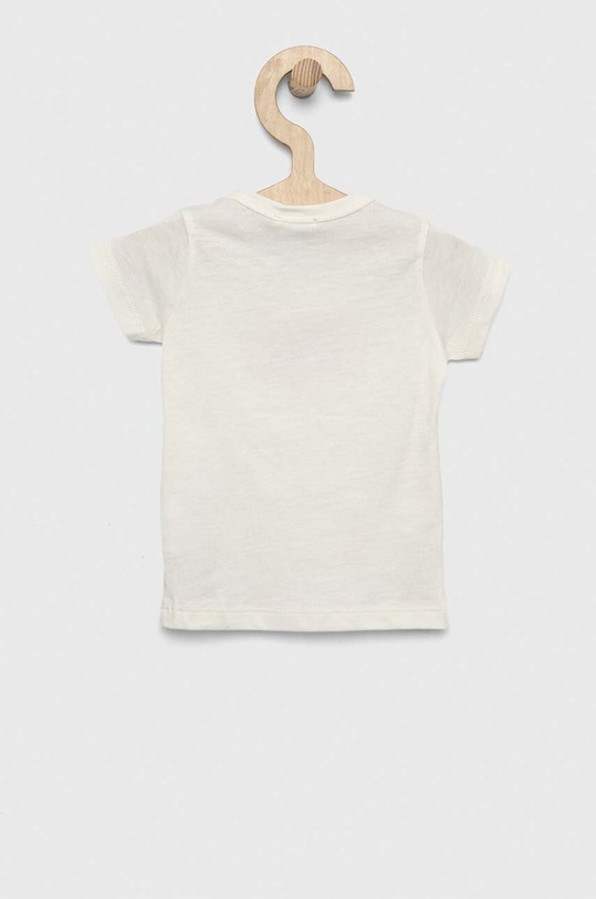 United Colors of Benetton t-shirt bawełniany niemowlęcy 3I1XA102N.W.SEASONAL beżowy SS23