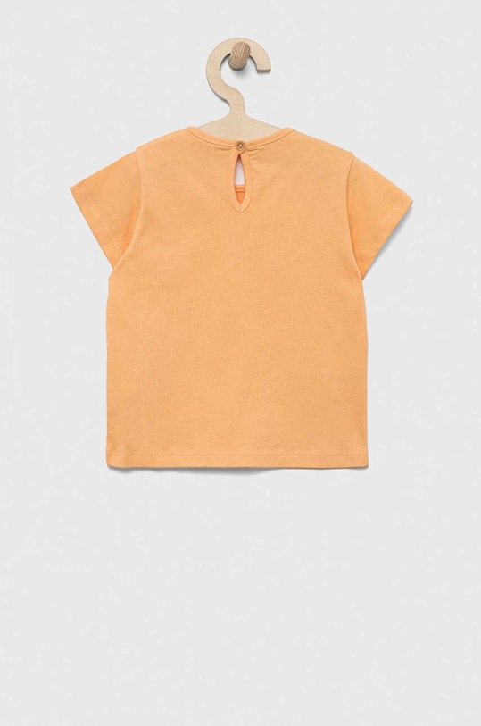 United Colors of Benetton tricou din bumbac pentru bebelusi 3I1XA102U.W.SEASONAL portocaliu SS23