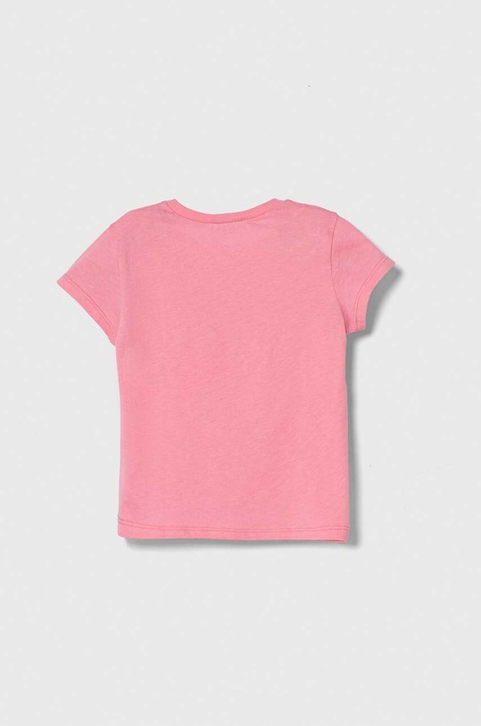 United Colors of Benetton t-shirt bawełniany dziecięcy 3I1XG106Y.P.SEASONAL różowy SS25