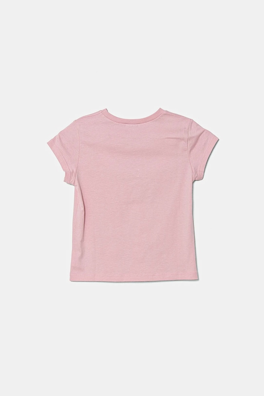 United Colors of Benetton t-shirt bawełniany dziecięcy 3I1XG106Y.P.SEASONAL różowy SS25