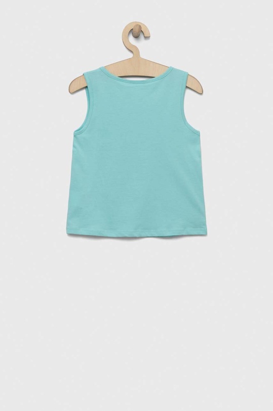 Παιδικό βαμβακερό Top United Colors of Benetton 3I1XGH00K.P.SEASONAL τιρκουάζ SS23