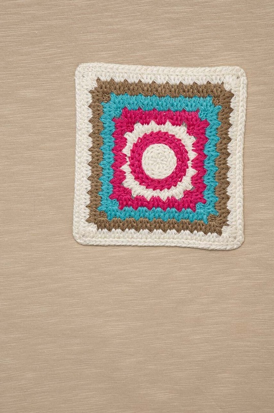 DÍVKA Dětské tričko United Colors of Benetton 3LHAC10BV.G.SEASONAL béžová