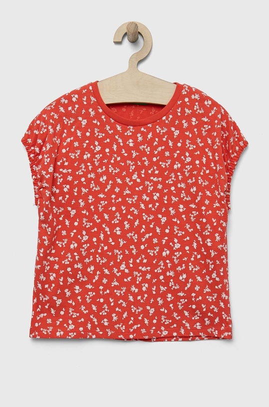 United Colors of Benetton tricou de bumbac pentru copii cu modele rosu 3MBKG1099.P.SEASONAL