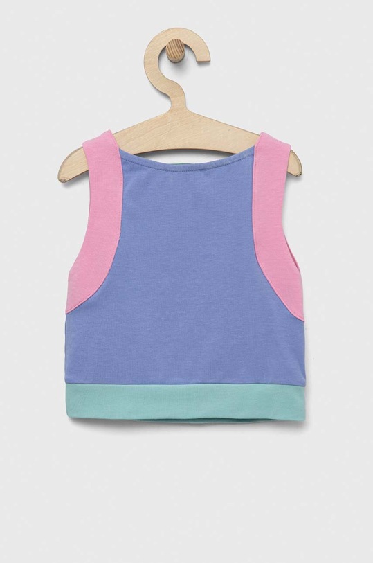 United Colors of Benetton top dziecięcy 3P4ZCH00O.G.SEASONAL fioletowy SS23