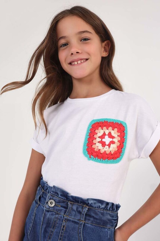 Mayoral tricou copii 6047.8D.JUNIOR rosu SS23