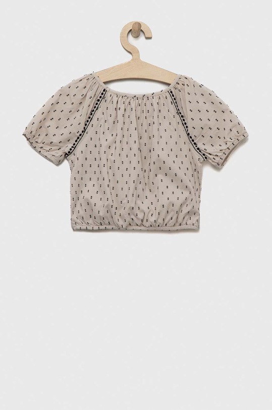 Sisley bluza de bumbac pentru copii 5HEPYQ00F.G.SEASONAL bej SS23