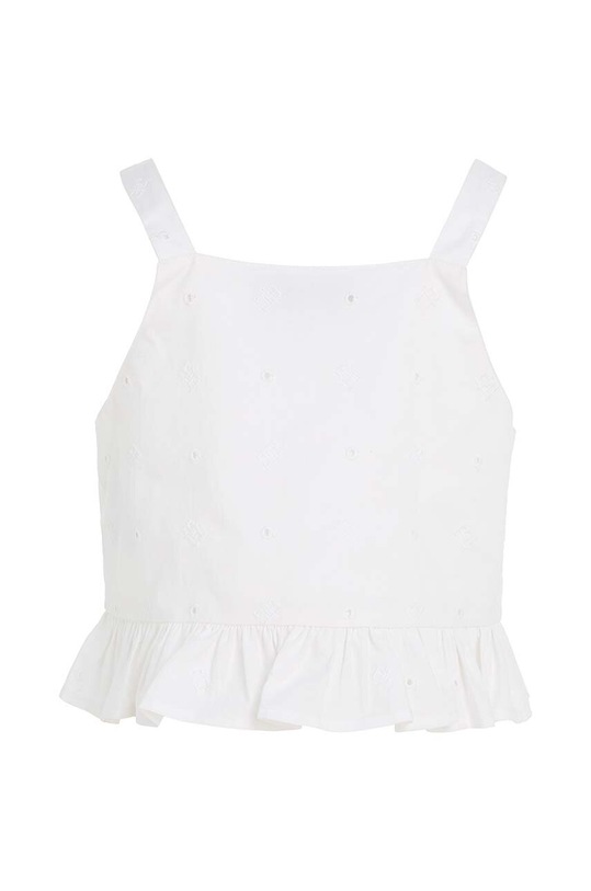 Дівчинка Бавовняна блузка Tommy Hilfiger KG0KG07289.PPYX білий