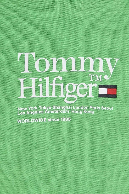 Tommy Hilfiger tricou de bumbac pentru copii verde KG0KG07256.PPYX
