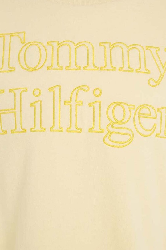 Tommy Hilfiger tricou copii galben KG0KG07264.PPYX
