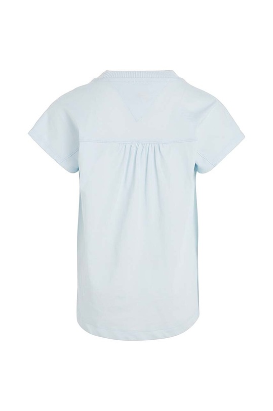 Dziewczynka Tommy Hilfiger t-shirt bawełniany dziecięcy KG0KG07269.PPYX niebieski
