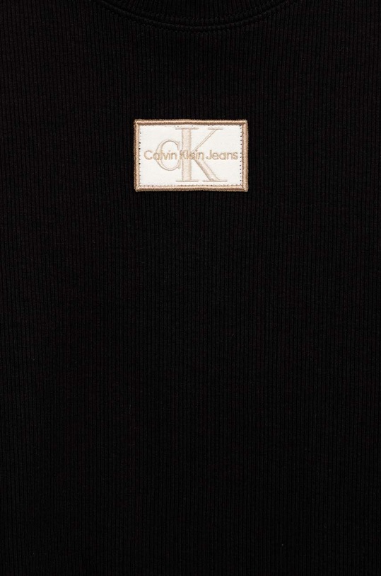 Calvin Klein Jeans gyerek póló fekete IG0IG01945.PPYX
