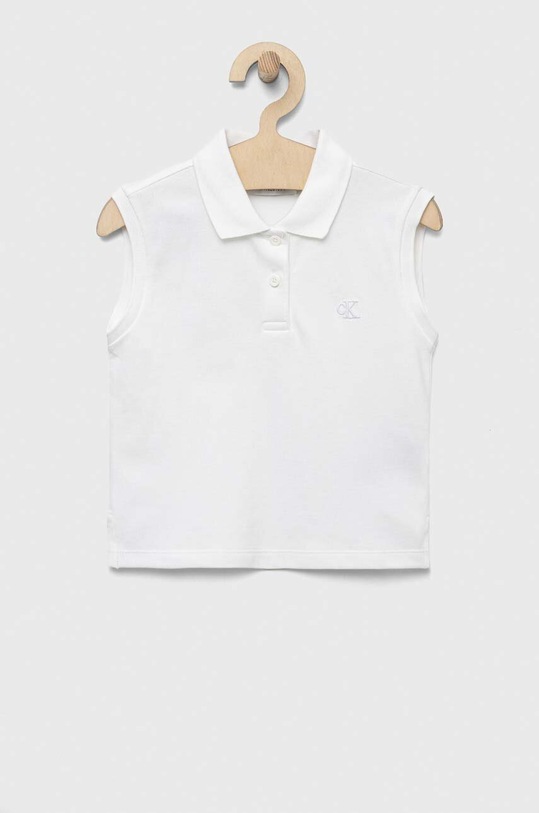 Calvin Klein Jeans poló IG0IG01947.PPYX fehér SS23