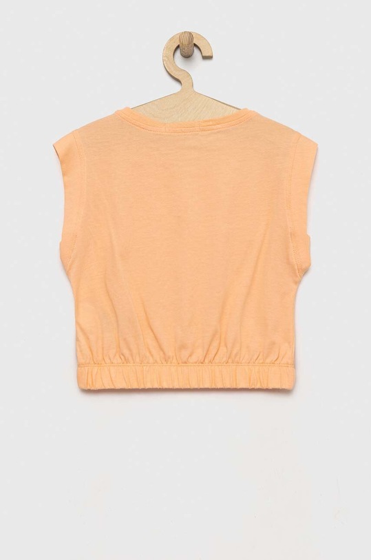 Calvin Klein Jeans top bawełniany dziecięcy IG0IG01942.PPYX pomarańczowy SS23