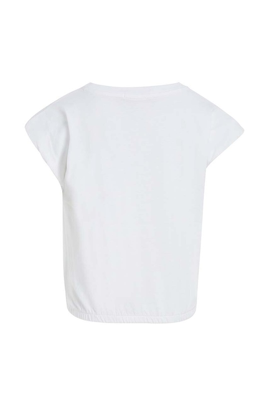 Dziewczynka Calvin Klein Jeans t-shirt bawełniany dziecięcy IG0IG02009.PPYX biały
