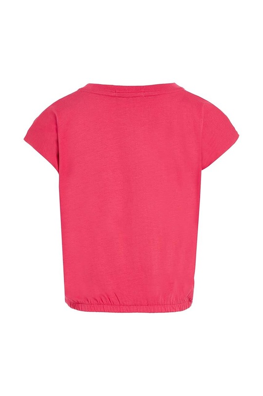 Dziewczynka Calvin Klein Jeans t-shirt bawełniany dziecięcy IG0IG02009.PPYX różowy