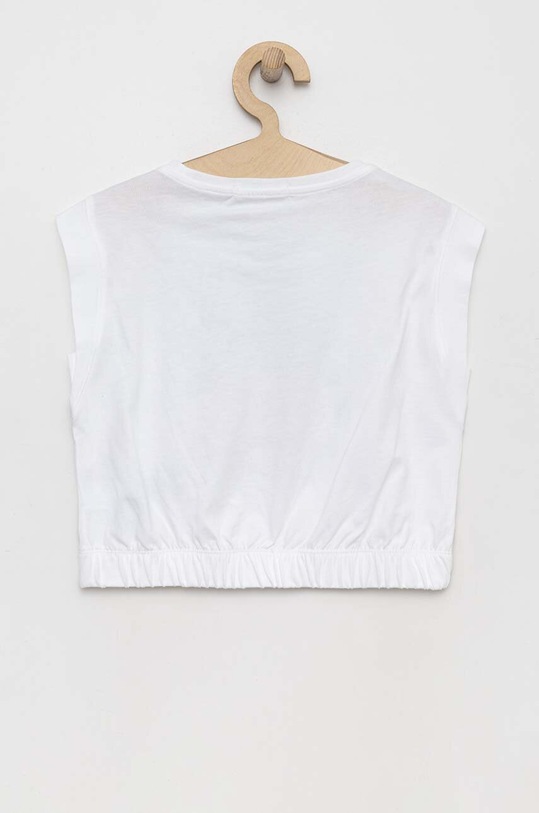 Dziewczynka Calvin Klein Jeans t-shirt bawełniany dziecięcy IG0IG02020.PPYX biały