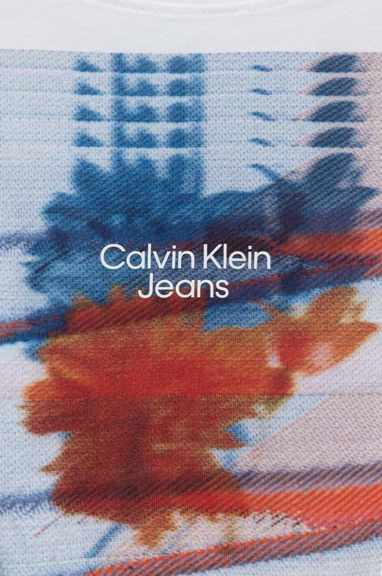 Calvin Klein Jeans t-shirt bawełniany dziecięcy biały IG0IG02020.PPYX