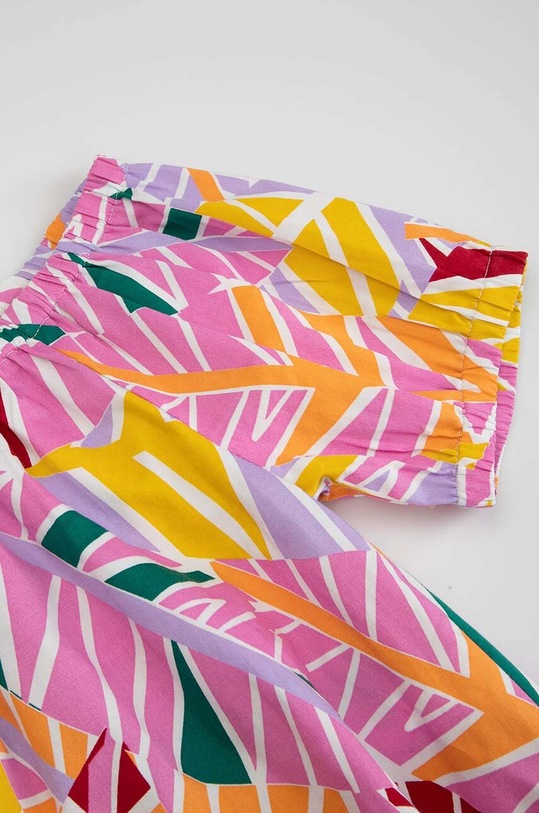 Детская хлопковая футболка Coccodrillo фиолетовой WC3140201JGK