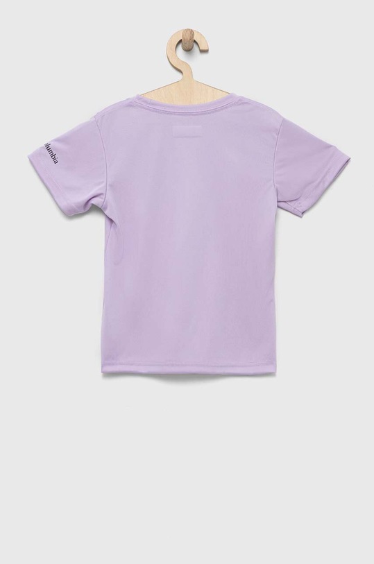 Columbia t-shirt dziecięcy Mirror Creek Short Sleeve Graphic Shirt 1989701.PPYX fioletowy SS23