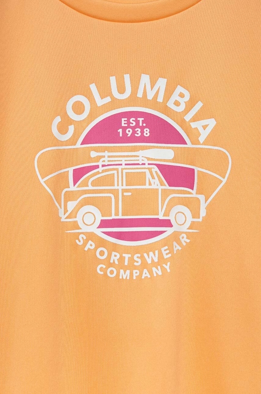 Κοριτσίστικα Παιδικό μπλουζάκι Columbia Mirror Creek Short Sleeve Graphic Shirt 1989701.PPYX πορτοκαλί