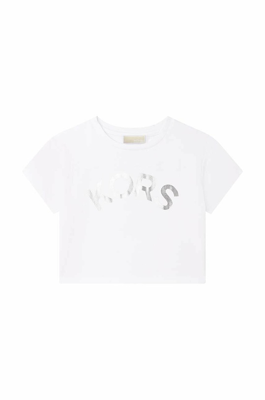 Michael Kors t-shirt bawełniany dziecięcy nadruk biały R15163.114.150