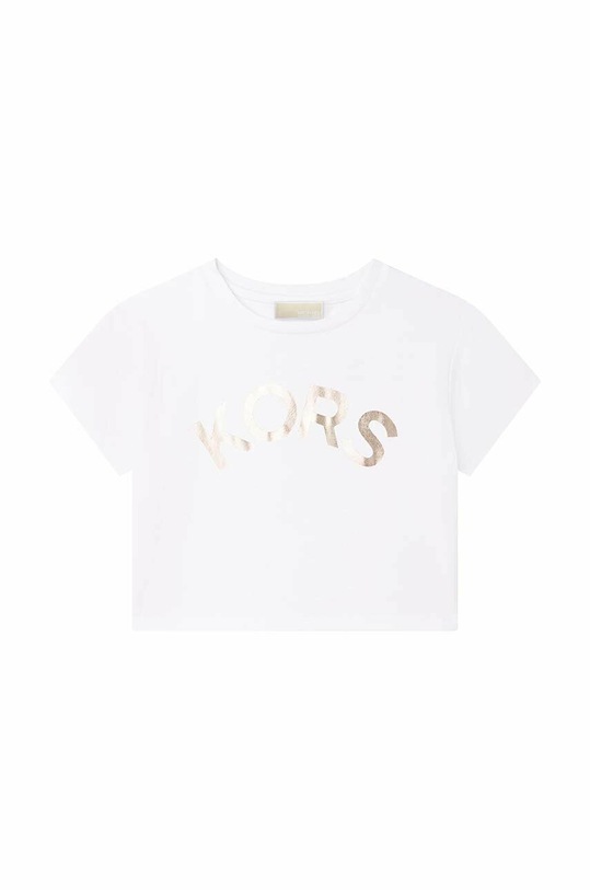 Detské bavlnené tričko Michael Kors bavlna biela R15163.102.108