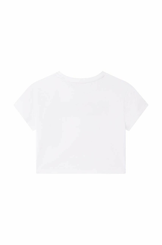 Detské bavlnené tričko Michael Kors R15163.102.108 biela SS23