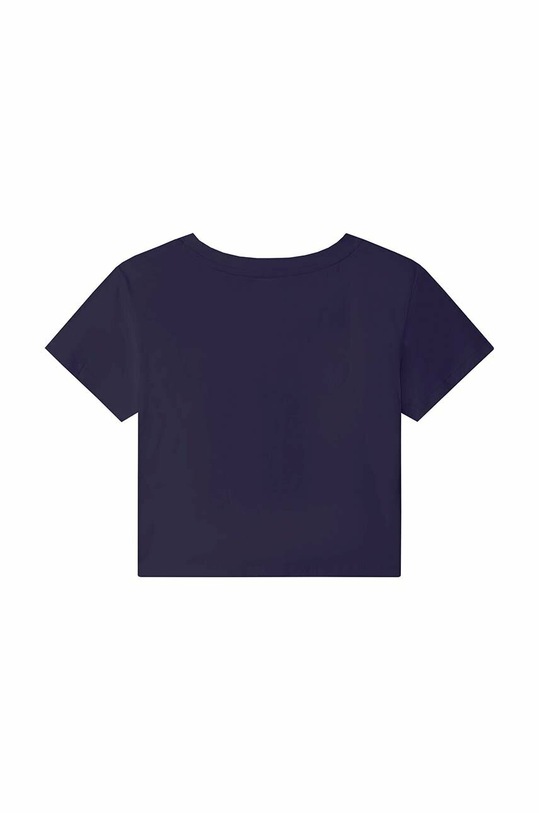 Dziewczynka Michael Kors t-shirt bawełniany dziecięcy R15188.114.150 granatowy