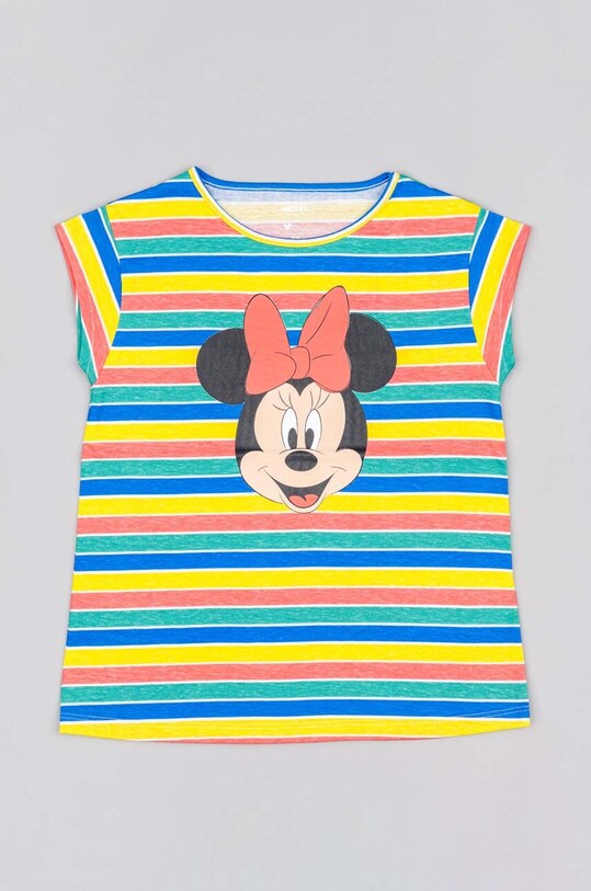 zippy t-shirt bawełniany dziecięcy x Disney wzorzyste multicolor ZKGAP0303.23033