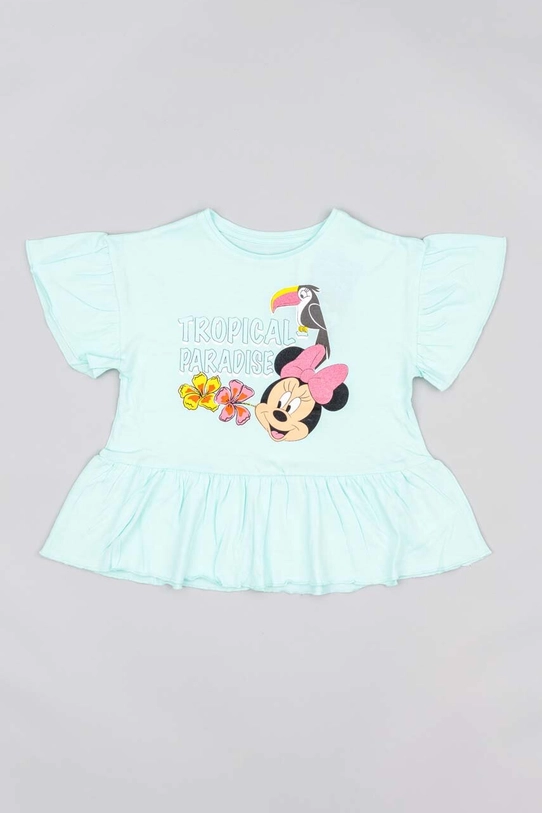 zippy t-shirt bawełniany dziecięcy x Disney ZKGAP0303.23032 niebieski SS23