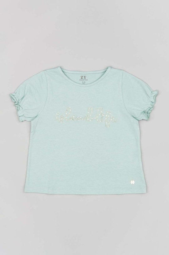 zippy t-shirt dziecięcy aplikacja niebieski ZKGAP0303.23017